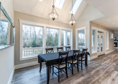 Dining room custom home builder Langley in Langley, BC