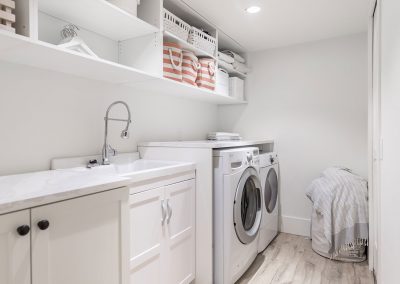 Custom laundry area home renovation contractors in Langley, BC