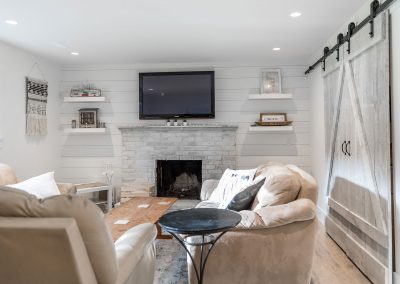 Custom living area home renovation contractors in Langley, BC