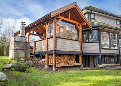 Wooden home renovation contractors in Langley, BC
