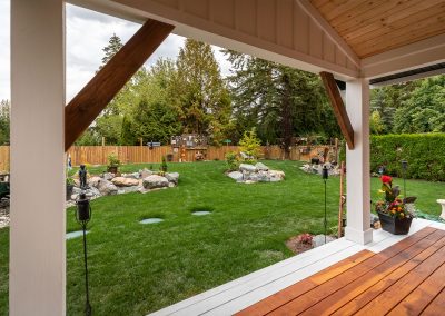 Backyard home renovation contractors in Langley, BC
