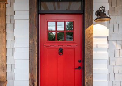 Front door custom additions in Langley, BC
