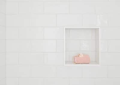An image of a white tile and a soap with custom additions in Langley, BC