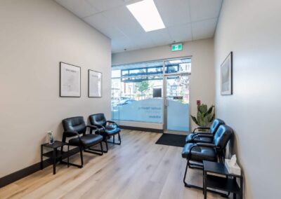 Beltone Hearing Centre reception, made by Commercial renovations contractor in Langley