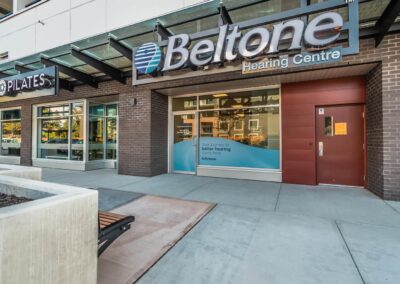 Beltone Hearing Centre storefront, made by Commercial renovations contractor in Langley
