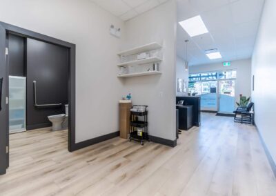 Beltone Hearing Centre hallway, made by Commercial renovations contractor in Langley
