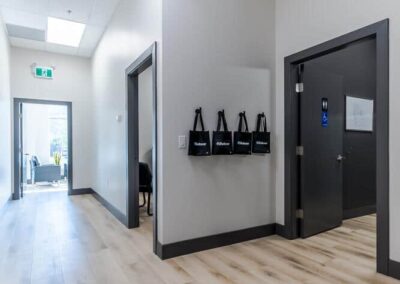 Beltone Hearing Centre hallway, made by Commercial renovations contractor in Langley