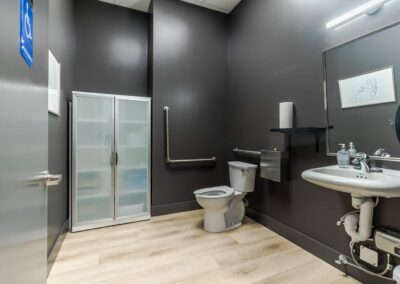 Beltone Hearing Centre bathroom, made by Commercial renovations contractor in Langley