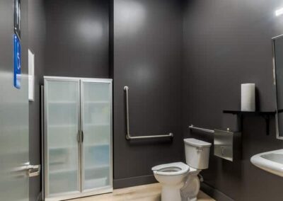 Beltone Hearing Centre bathroom, made by Commercial renovations contractor in Langley